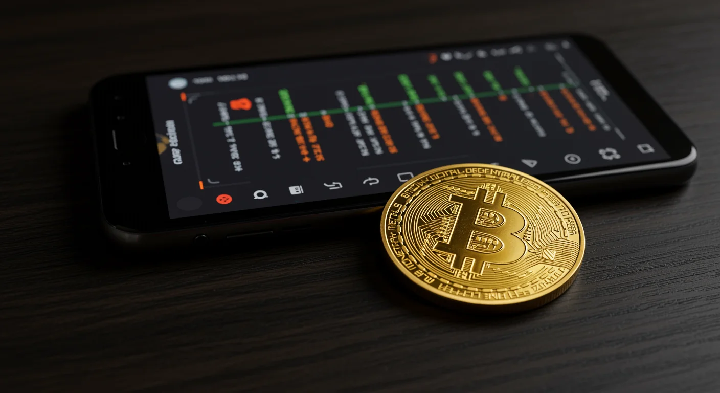 Moneda de Bitcoin junto a una pantalla con apuestas de Dota 2