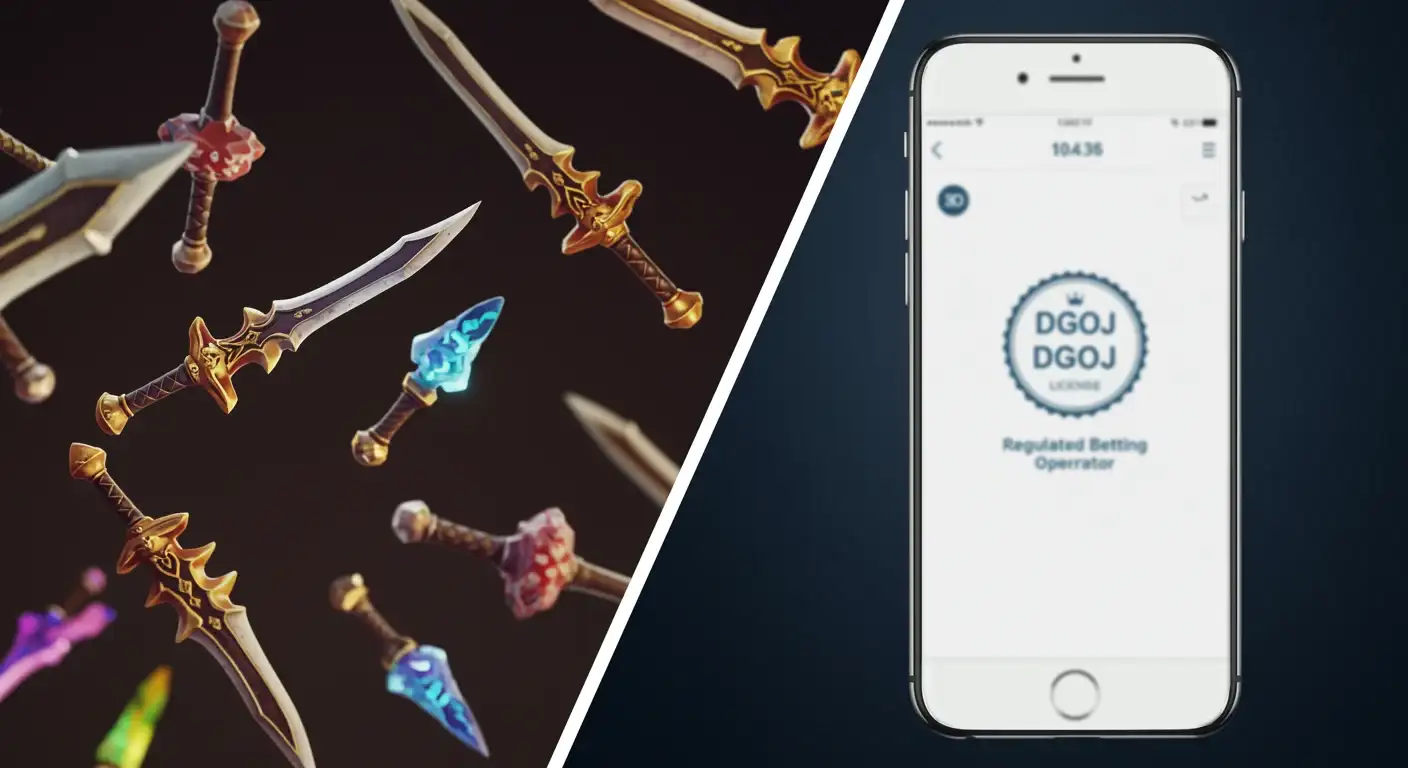 Items cosméticos de Dota 2 usados en skin betting frente a apuestas reguladas