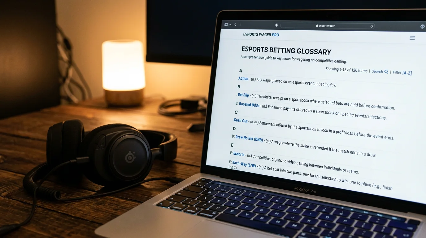 Glosario de términos de apuestas en Dota 2 y esports