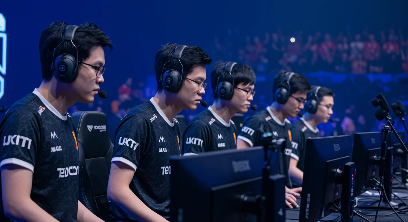 Equipos profesionales de Dota 2 compitiendo en un torneo de esports en 2025