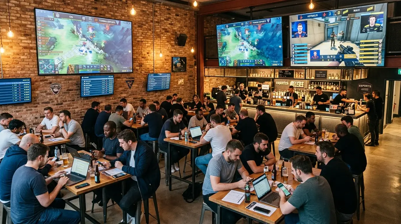 Crecimiento del mercado de apuestas en esports con datos de volumen global